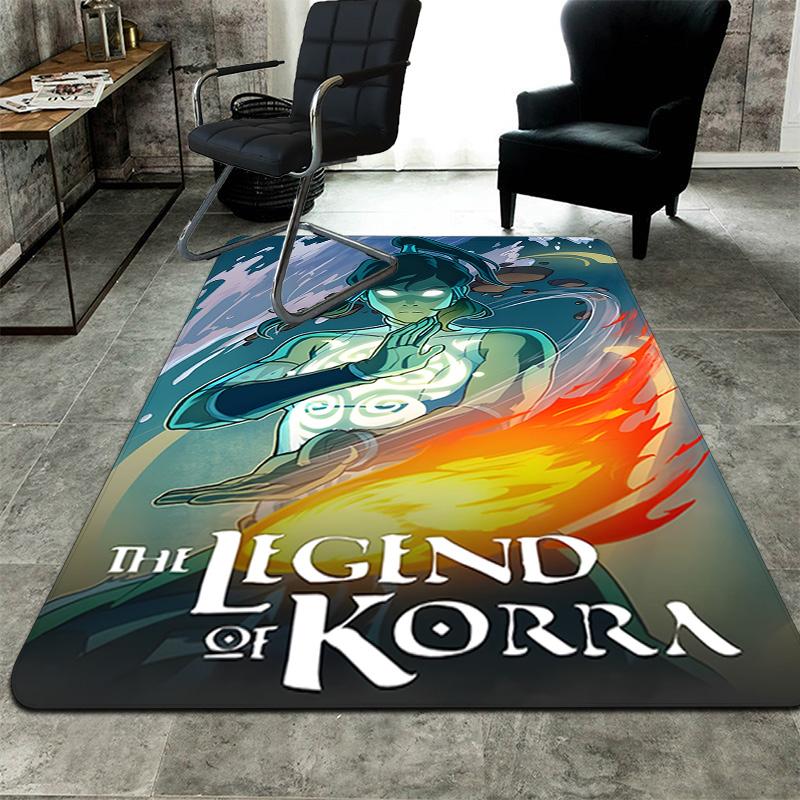 Korra Rug Floor Mat for Living Room or Bedroom Soft and Comfortable Carpet a Gift for Birthday and Holiday.