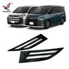 For Toyota Noah Voxy 90 Series    Exterior Chrome Black Rear Door Trunk Strip Rear License Plate Frame Side Trim Strip