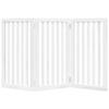 Vidaxl Foldable Pet Safety Gate, 3 Panels, White, 150Cm