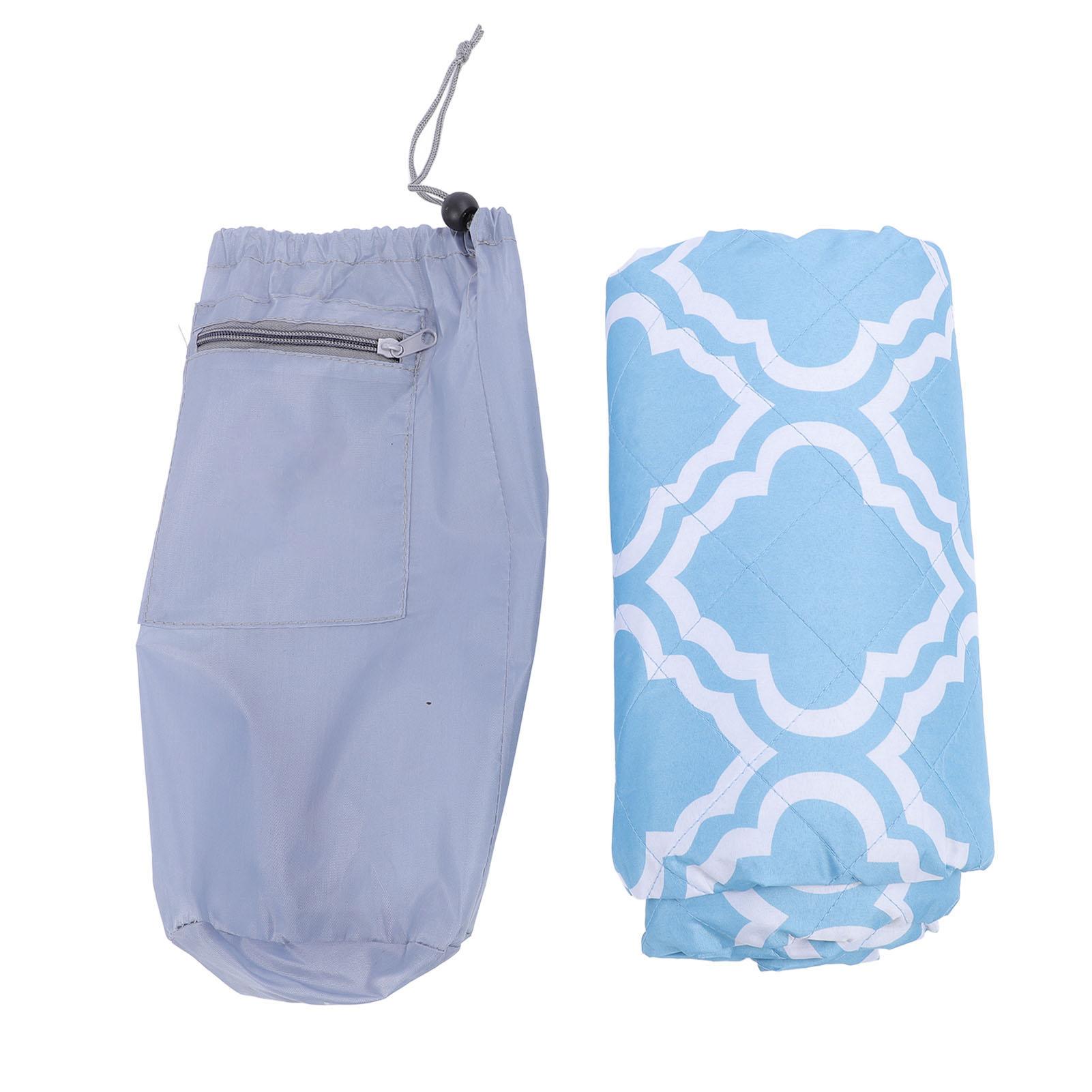 

Очень большое одеяло для пикника на открытом воздухе 75,2x59,1 дюймов складной коврик для пикника пляжное одеяло для кемпинга походов синий