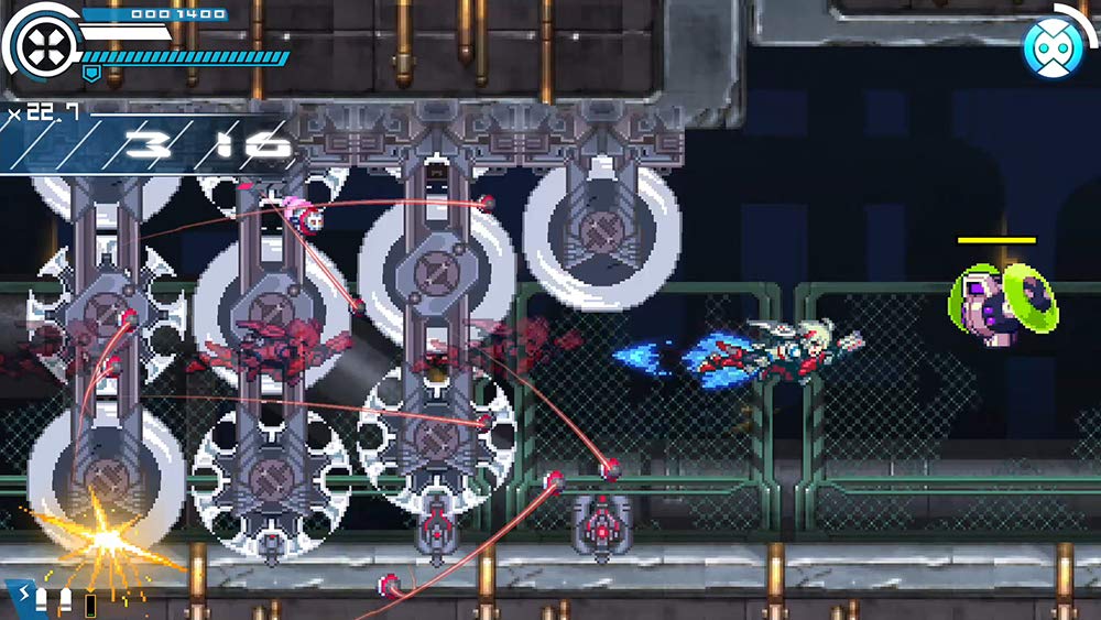 White Steel X THE OUT OF GUNVOLT Switch Songstress Vocal CD x 8cm - (Includes "Electronic RoRo" (2 CDs))
