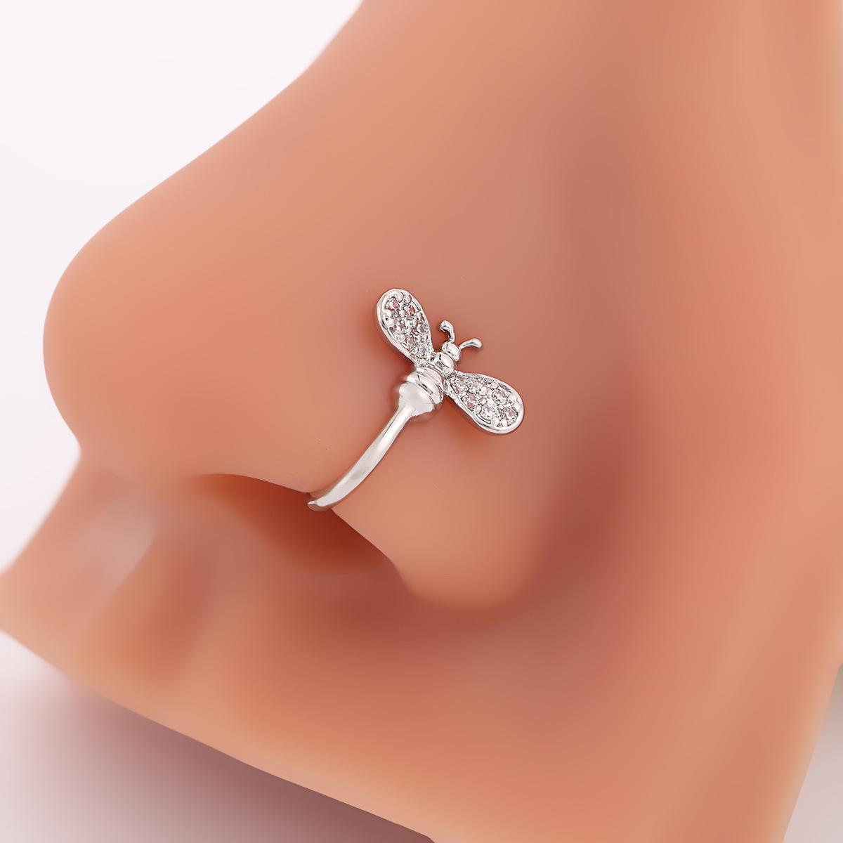 

Stylish And Simple Little Bee Nose Ring, Cold Wind U-Shaped Nose Clip, Personalized Design Sense, No Piercing Nose Accessories