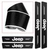 Jeep Car Exclusive Door Sill Sticker Threshold Protective Film For Jeep Wrangler Grand Cherokee Avenger Compass Wagoneer Patriot