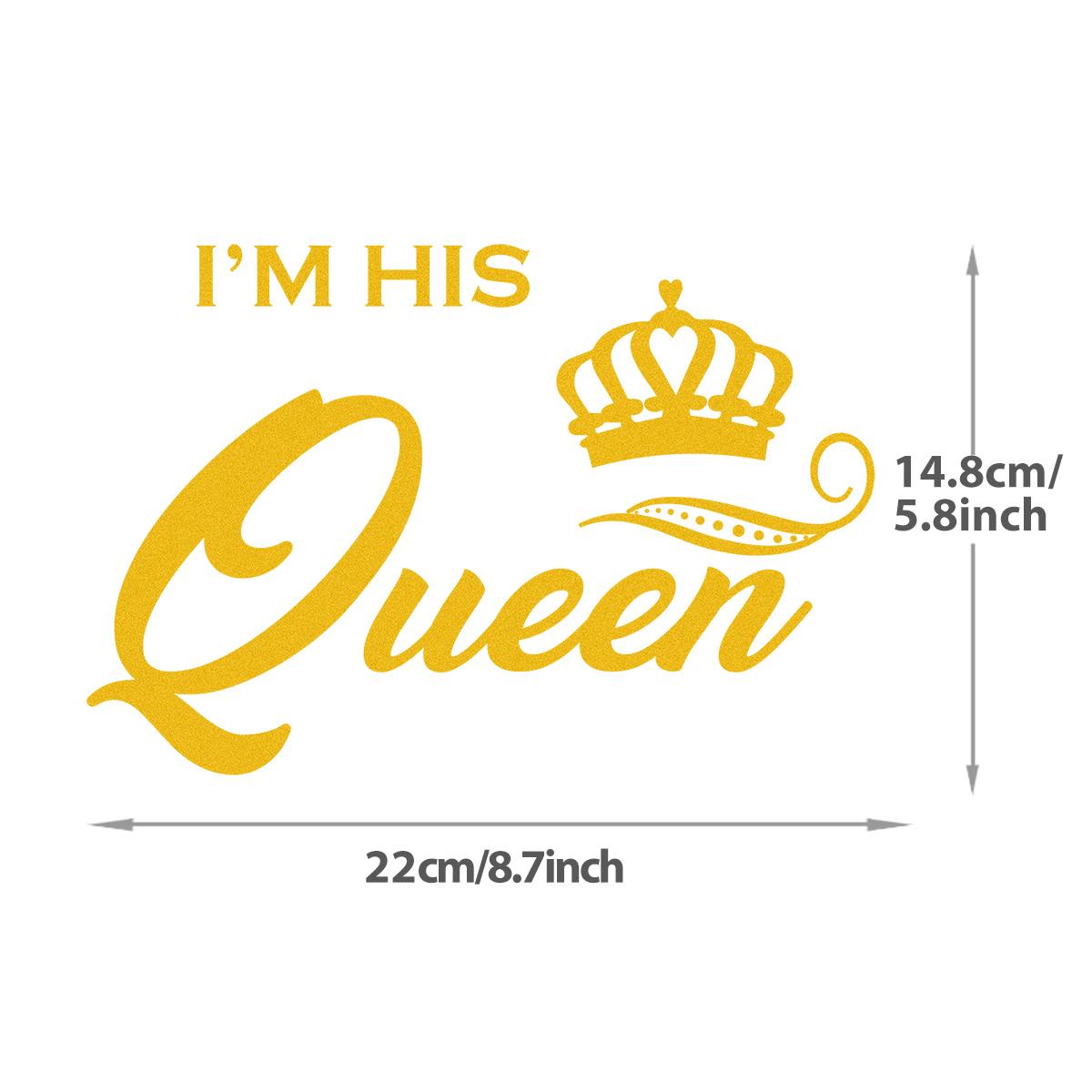 

Нашивка с буквенным принтом, Золотая нашивка принцессы и королевы, Ropa Diy, термопереносные наклейки для одежды, нашивки для одежды, термопресс