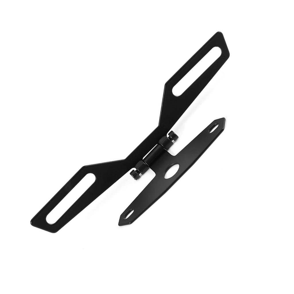 Folding License Plate Tail Light Holder Rear Bracket Mount For Motorcycle ATV