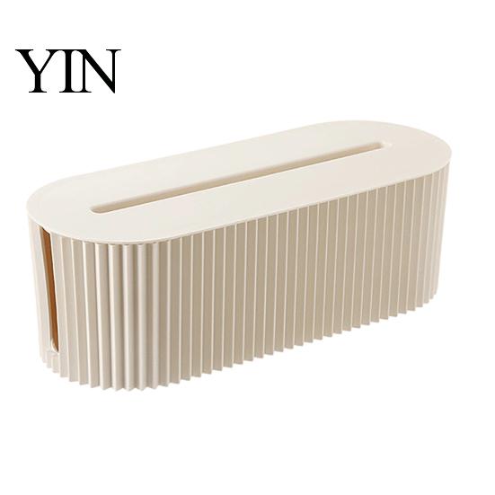 Cable Concealer Case Management Box, with Cover, Power Strip And Electrical Cord Box Organizer, for Home Office Desktop Wire Storage