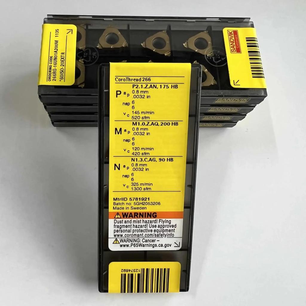Original Sandvik / 266RG-16UN01A200M 1135 /Carbide CNC Blade 10 PCS