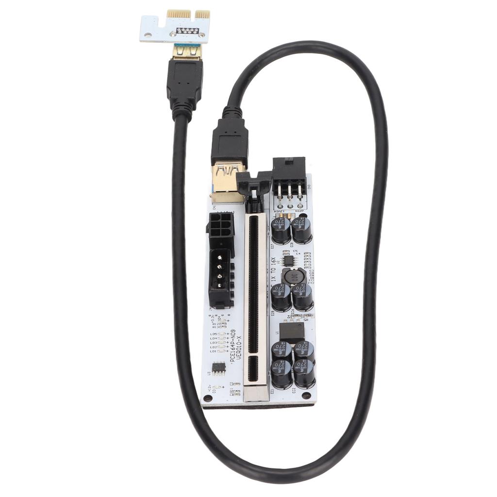 Riser-Adapterkarte 8 Excicon-Kondensatoren Mehrschichtige Abschirmung Feine Verarbeitung PCIE-Riser