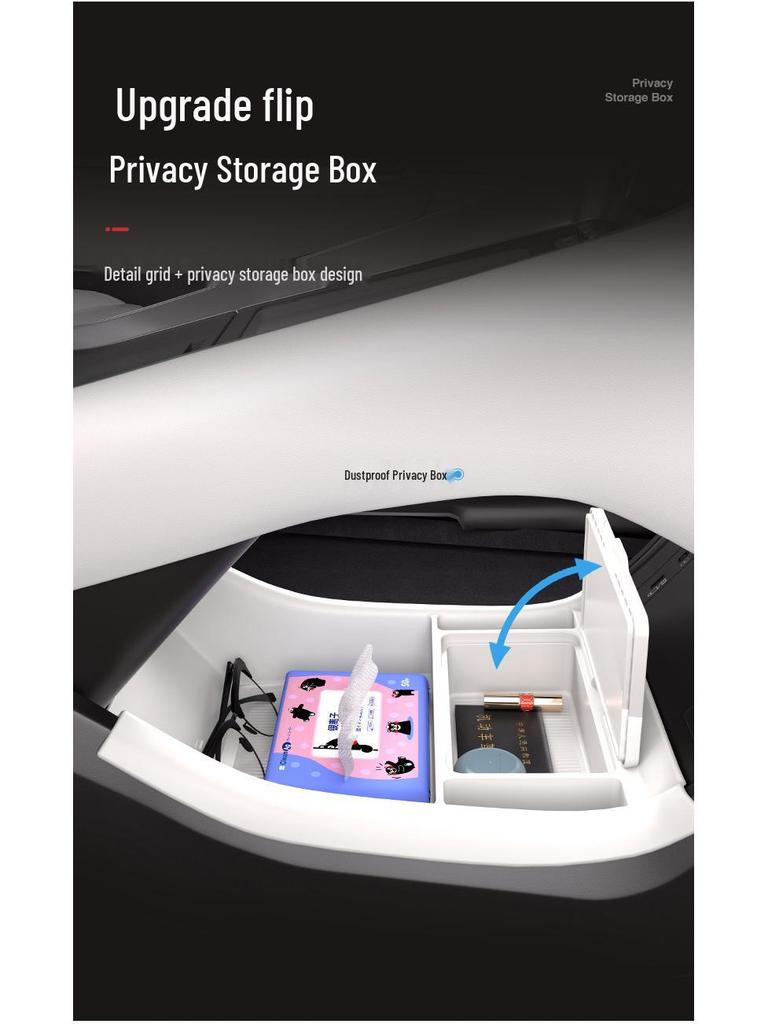 Denza N9 Silicone Center Console Storage Box & Glasses Holder
