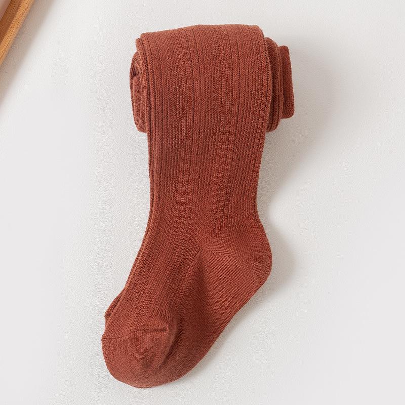 "Children's Embroidered One-Piece Pantyhose for Girls (0-4 Years) with Baby Foot Socks"