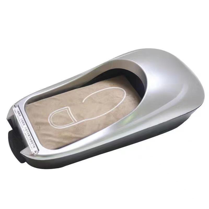 Automatische Schuhüberziehmaschine zur doppelten Verwendung: Staubfrei, Rutschfest, Schrumpffolien-Überschuhe