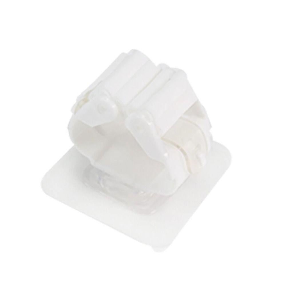 

Bathroom Shelf Multi-functional Hanger Mop Clip Bathroom Wall Hanger Broom Holder Kitchen Bathroom белый