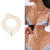 Adjustable Stackable Necklace with Boot Pendant and Simulated Pearls Clavicle Chain for Daily Wear Special Occasions