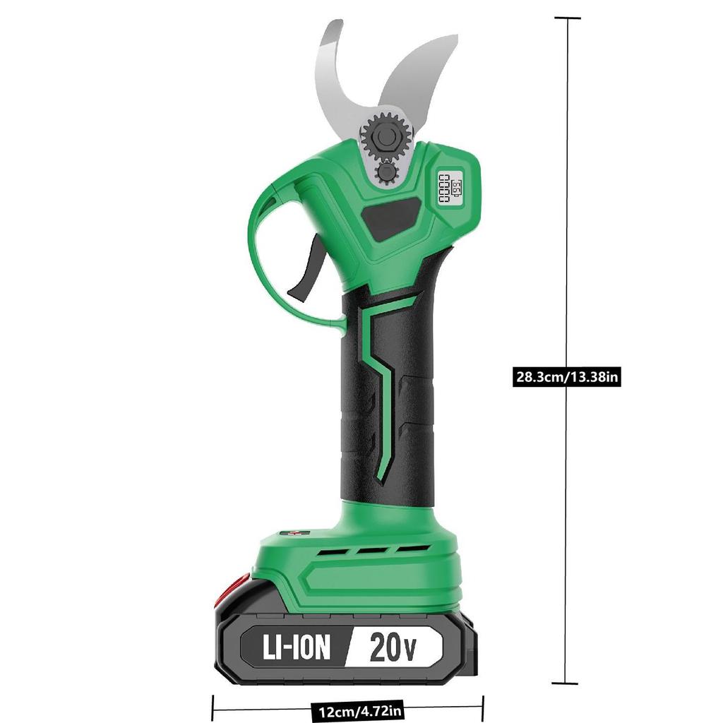20V Brushless Cordless Electric Pruner Scissors Wood Cutting Garden Tool Pruning Shears Secateurs