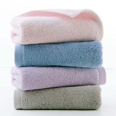 Gold A-Class Thick Pure Cotton Towel - Soft, Solid Color, Water-Absorbent, 100g