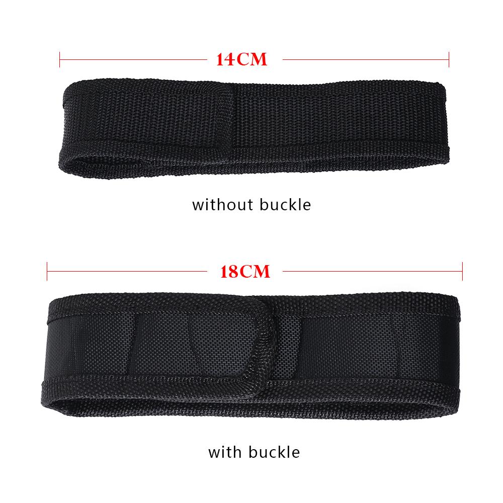 Black Nylon Waist Belt Case Flashlight Torch Bag Outdoor Tool Accessories Tool Holder Pouch