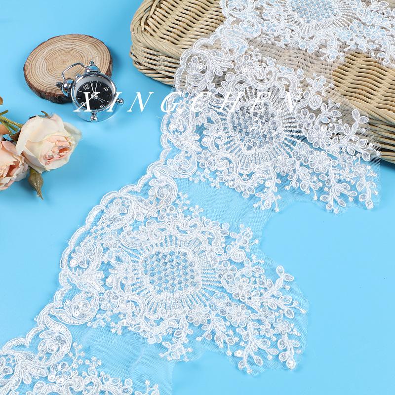 Flower Car Bone Lacefabric Lacefabric Wedding Dress Dance Dress Decorative Accessories Fabric