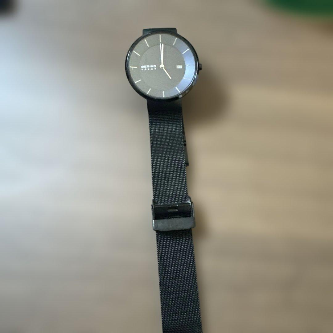 Used BERING SOLAR black watch