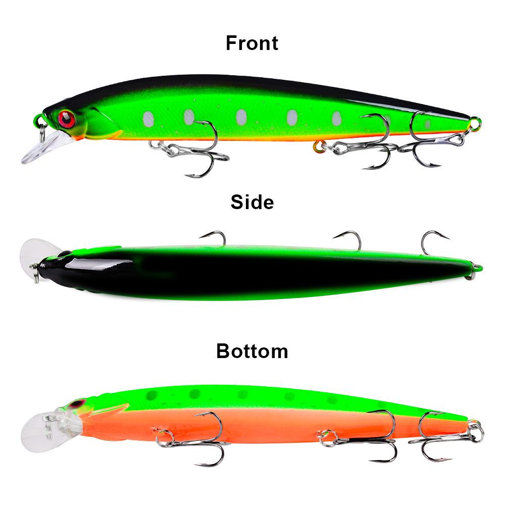 14cm/18.5g Plovoucí Minnow Rybářská Nástraha - VIB Bionická Tvrdý Plast Umělá Nástraha