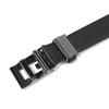 Benovero Men S Auto Belt Black Satin Derby emboSSed All Metal Bmg1acb1252k1