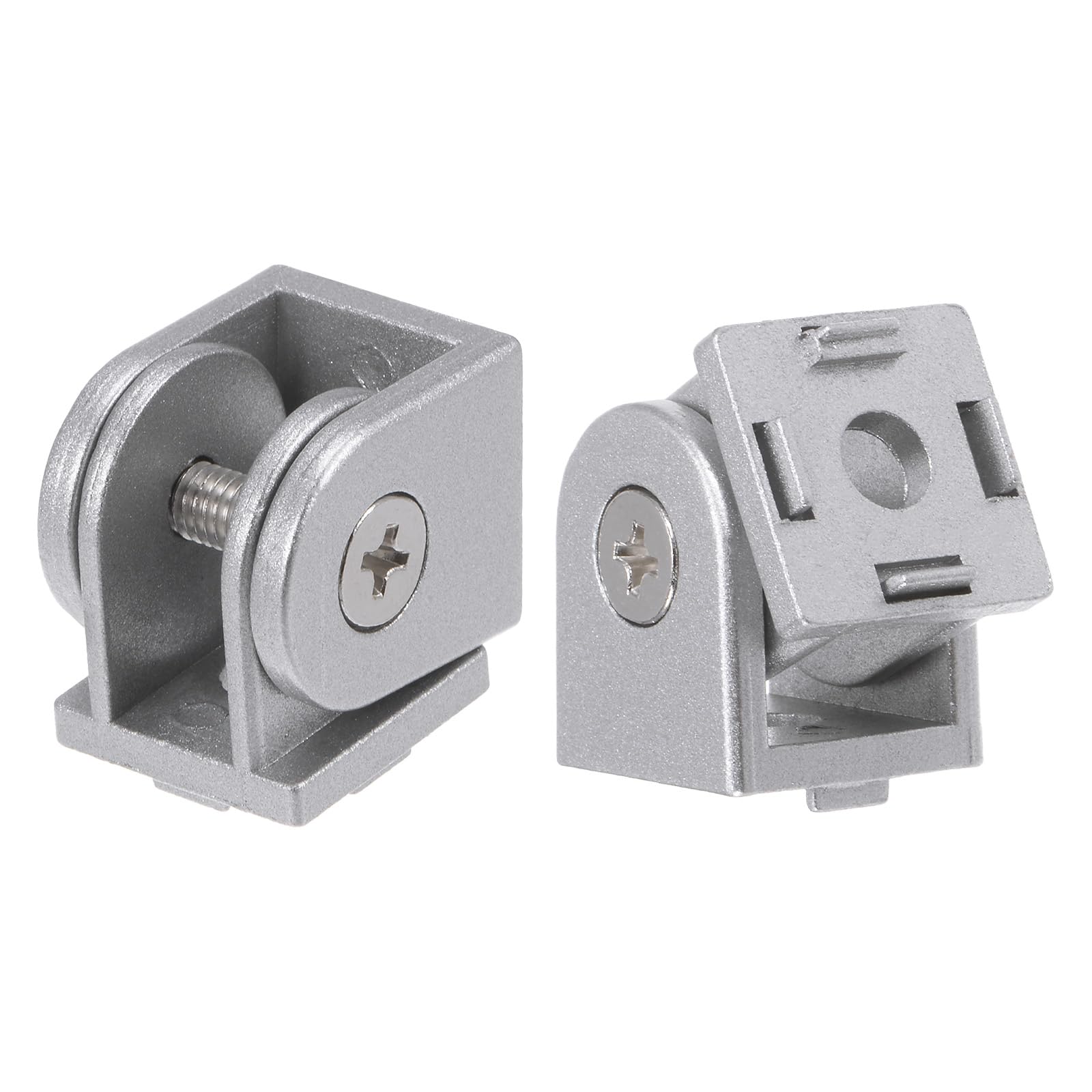 

uxcell 2pcs Diecast Aluminum Pivot Joint 180° Movable Flexible Pivot Joint Connector for 2020 срібний