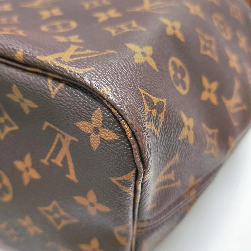 [Pre-Owned] Neverfull Mm Monogram Coated Canvas With Leather Trim Tote Bag - Very Good #PW6J6I