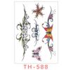 Women's Tattoo Stickers, Waterproof Scar-covering,sexy Tattoo Stickers,colorful Temporary Flower Belly Stickers,waist Stickers
