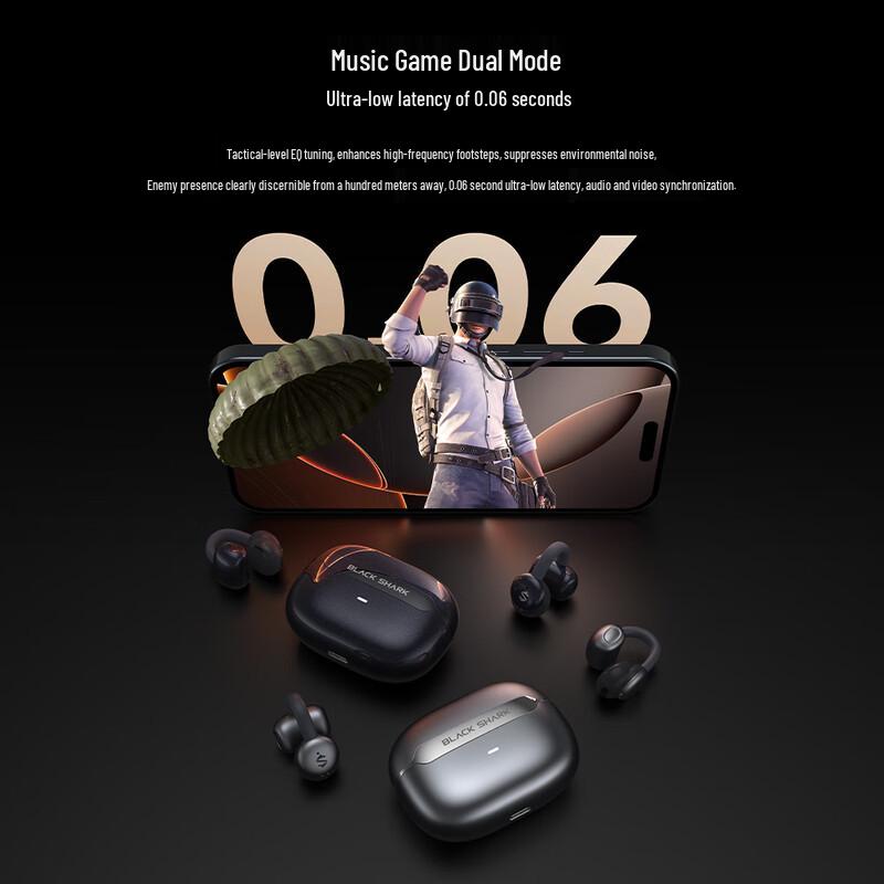 Black Shark Fengming Open-Ear Clip Bluetooth Headset