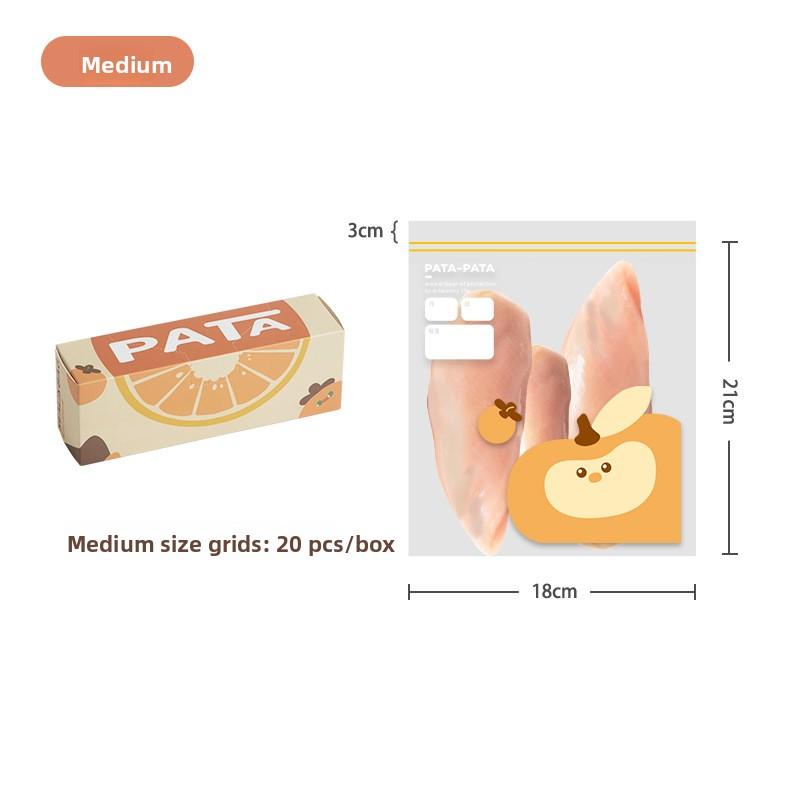 Thickened Food Preservation Bag, Box-packed, Pull-out Double-seal Strip Refrigerator Food Sealing Bag, Self-sealing Bag