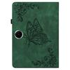 For Oppo Pad SE Case Butterfly Flower Imprint PU Leather Tablet Cover with Card Slots