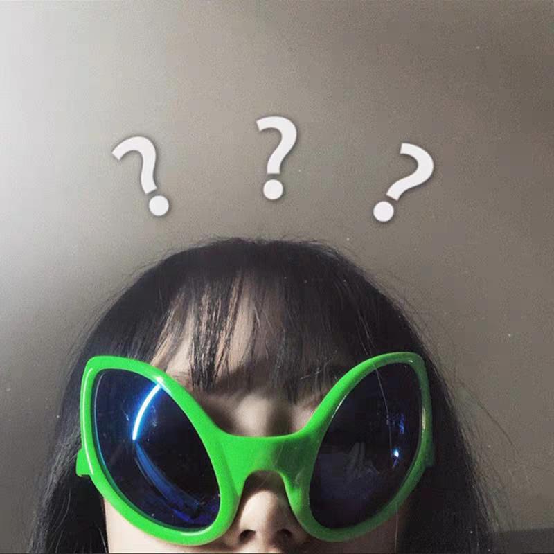 Lustige Alien Eyes Sonnenbrille Mode Neuheit Cosplay Prop Party Halloween Kostüm Zubehör Kind Spielzeug Brille