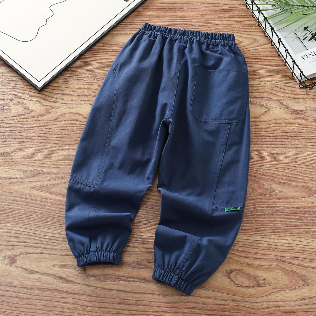Boys' Pants Spring and Autumn Children's Work Pants, Long Pants, Medium-sized for Boys, Suitable for Boys