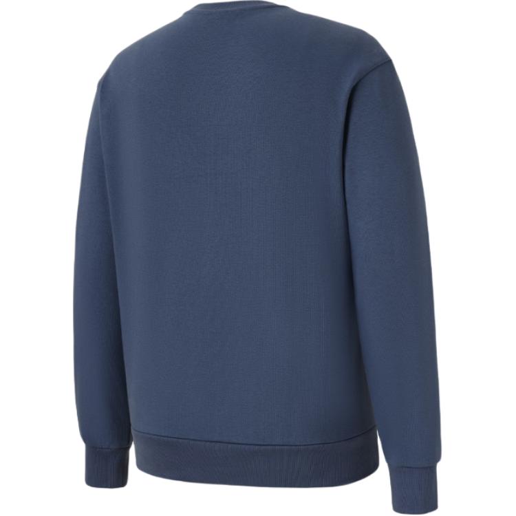Adidas Sweatshirts Men's Navy Blue Crew Neck Moderate Regular JM2241-
