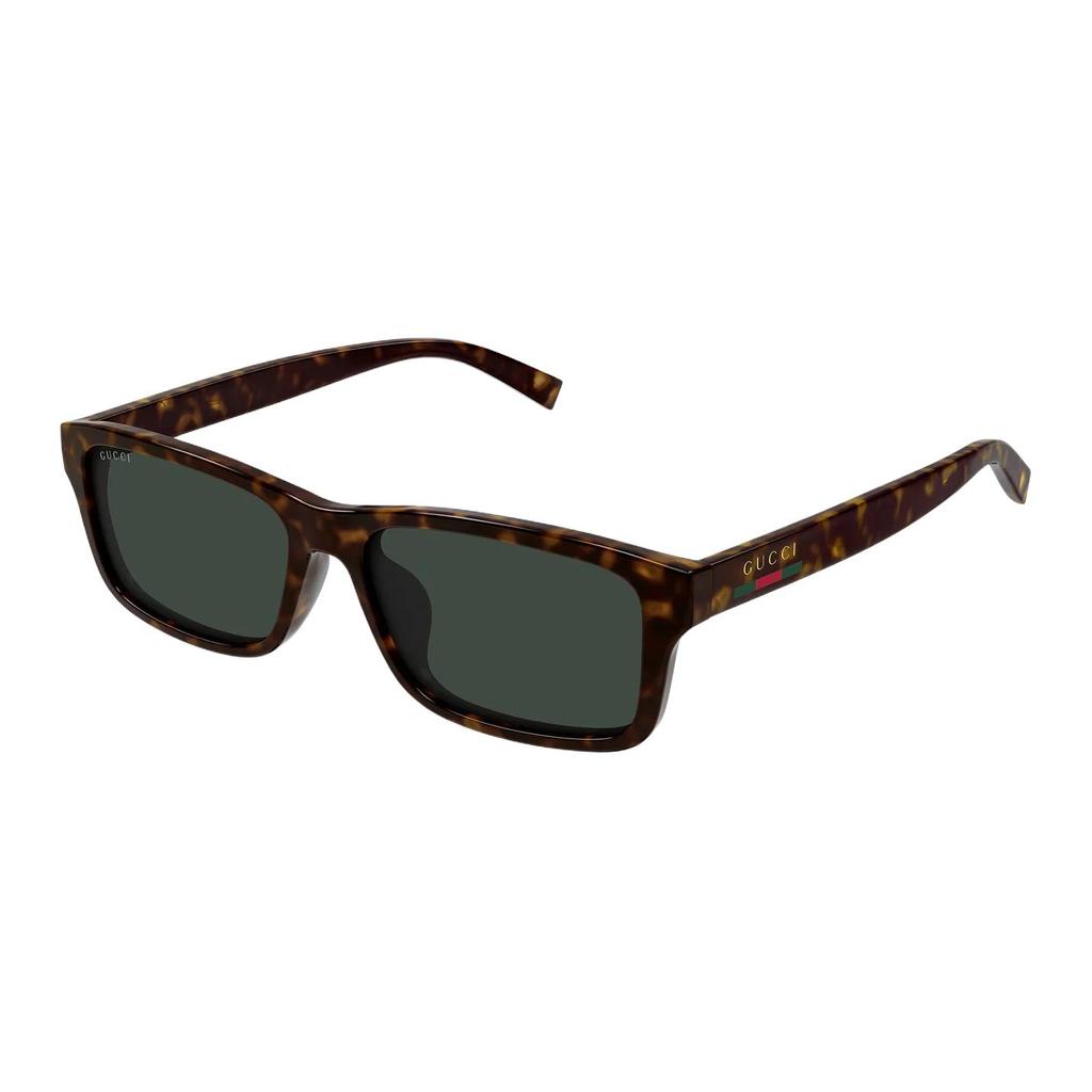 Gucci Sign Series Injection Rectangular Sunglasses Men sunglasses Dark-Havana GG1986SA