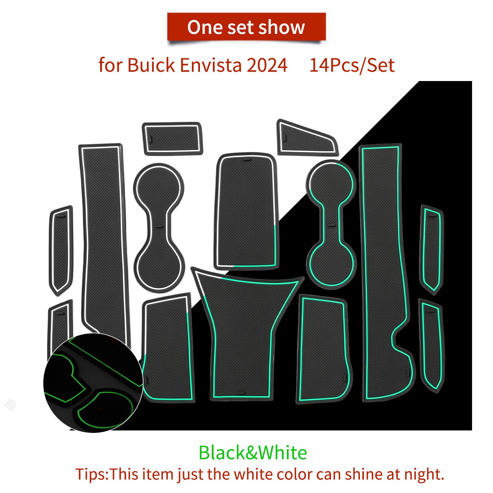 

Smabee нескользящий коврик для дверного проема Buick Envista 2024 противоскользящая накладка на дверной паз подстаканник аксессуары для интерьера резиновая подставка