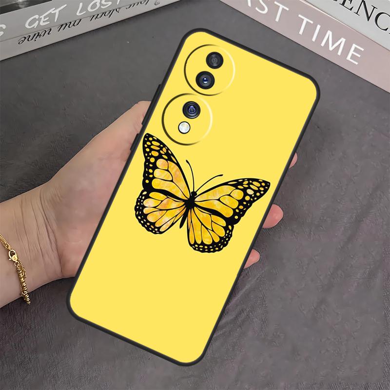 Luxury Butterfly Case For Honor X8a X9a X6a X7a X7 X8 X9 X9b X8b Honor 10 50 70 90 Lite Magic 5 6 Pro Cover