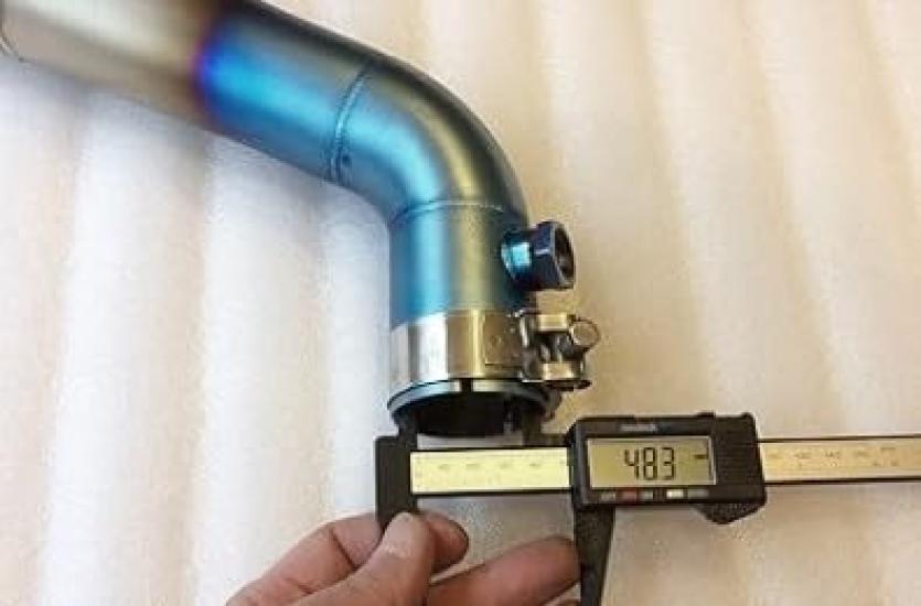 Exhaust pipe for stainless steel muffler CBR1000RR/Blue pipe/Slip-on