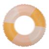 DINETTE Round Float for Beach, Water Play, and Pool Use (Striped Yellow, No Handle, 80#)