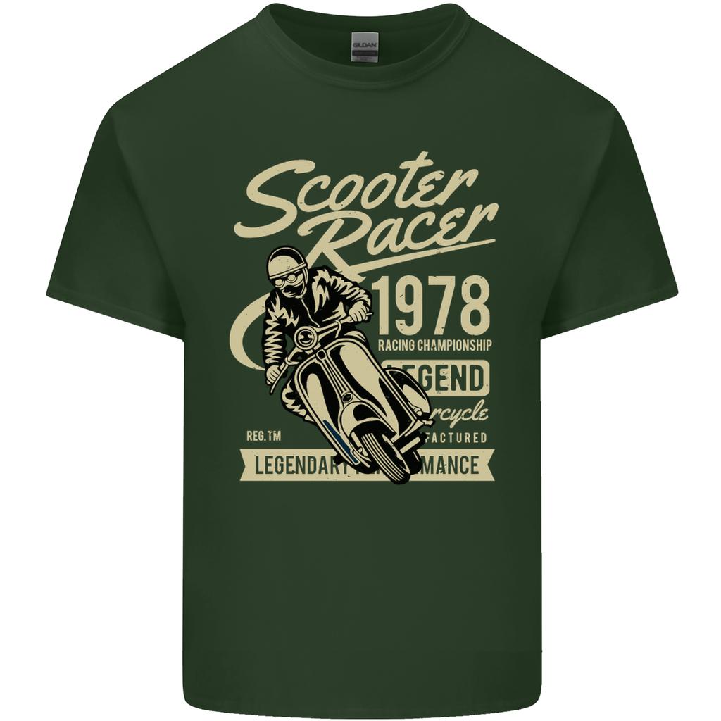 Scooter Racer Legend 1978 Motorbike Unisexs Light Cotton TShirt