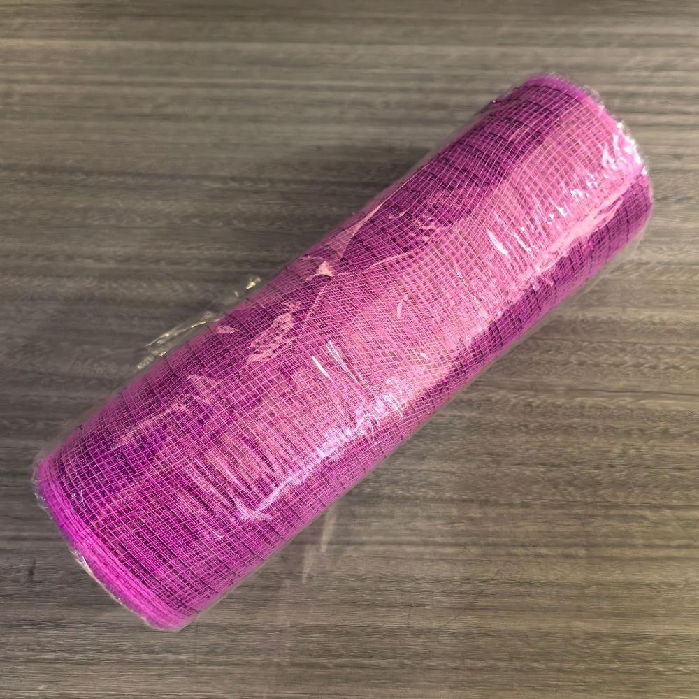 High Quality PP Christmas Decorative Ribbon 18 Colors Handmade Christmas Mesh Roll DIY Decoration Halloween Ribbon Christmas