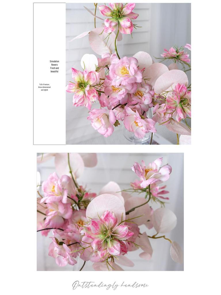 Individuell gefertigtes weißes europäisches florales Tafelaufsatz für Hochzeiten