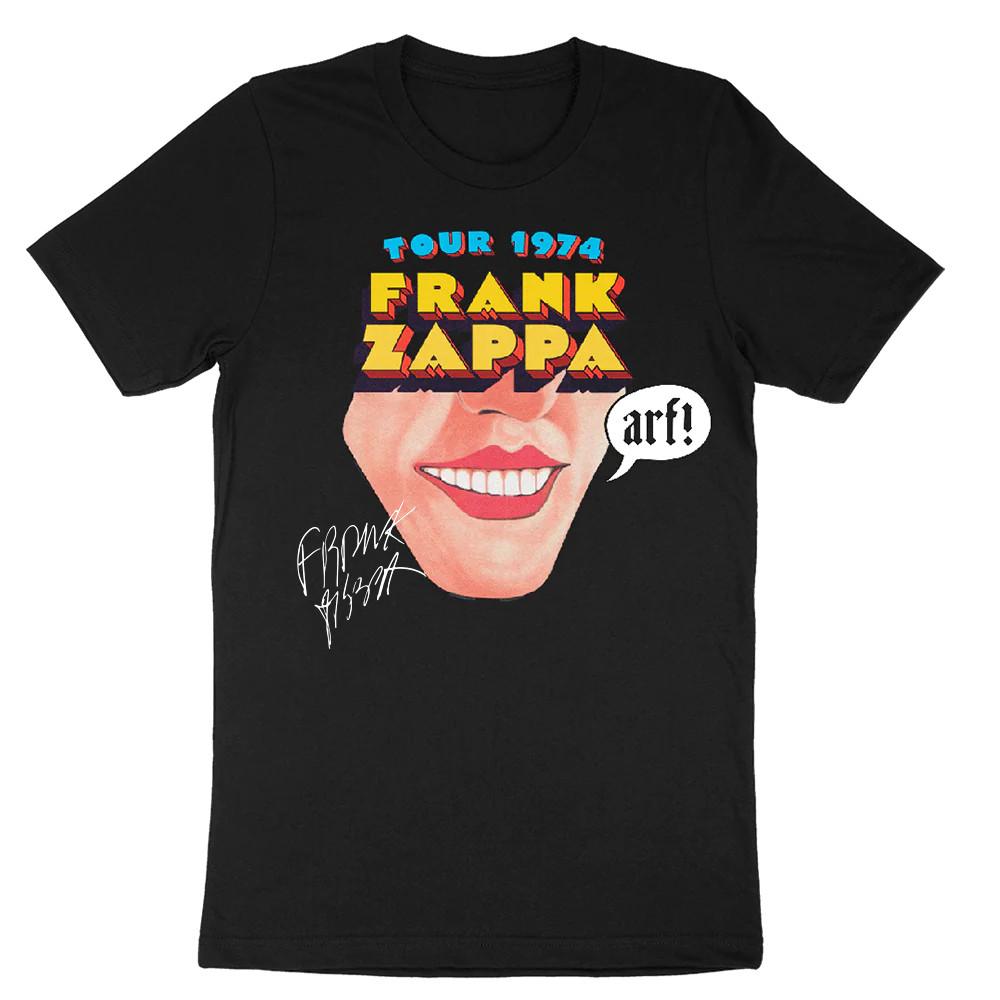 Vtg Frank Zappa Zappa Tour 1974 Heavy Cotton Black Unisex S-5XL Shirt AG105 S