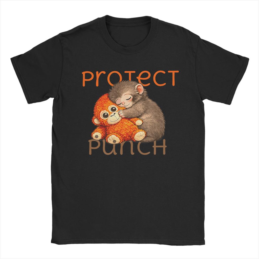Dabbing Monkey Punch T Shirt Summer  Novelty T Shirts Couple  Cotton Crew Neck XL XL XL Tees Short Sleeve Vintage Tshirt