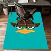 1pc P-Phineas and Ferb Design Printed Area Rug Carpet for Bedroom Living Room Home Decor Rugs Mat Non Slip Mat Rug for Bedside