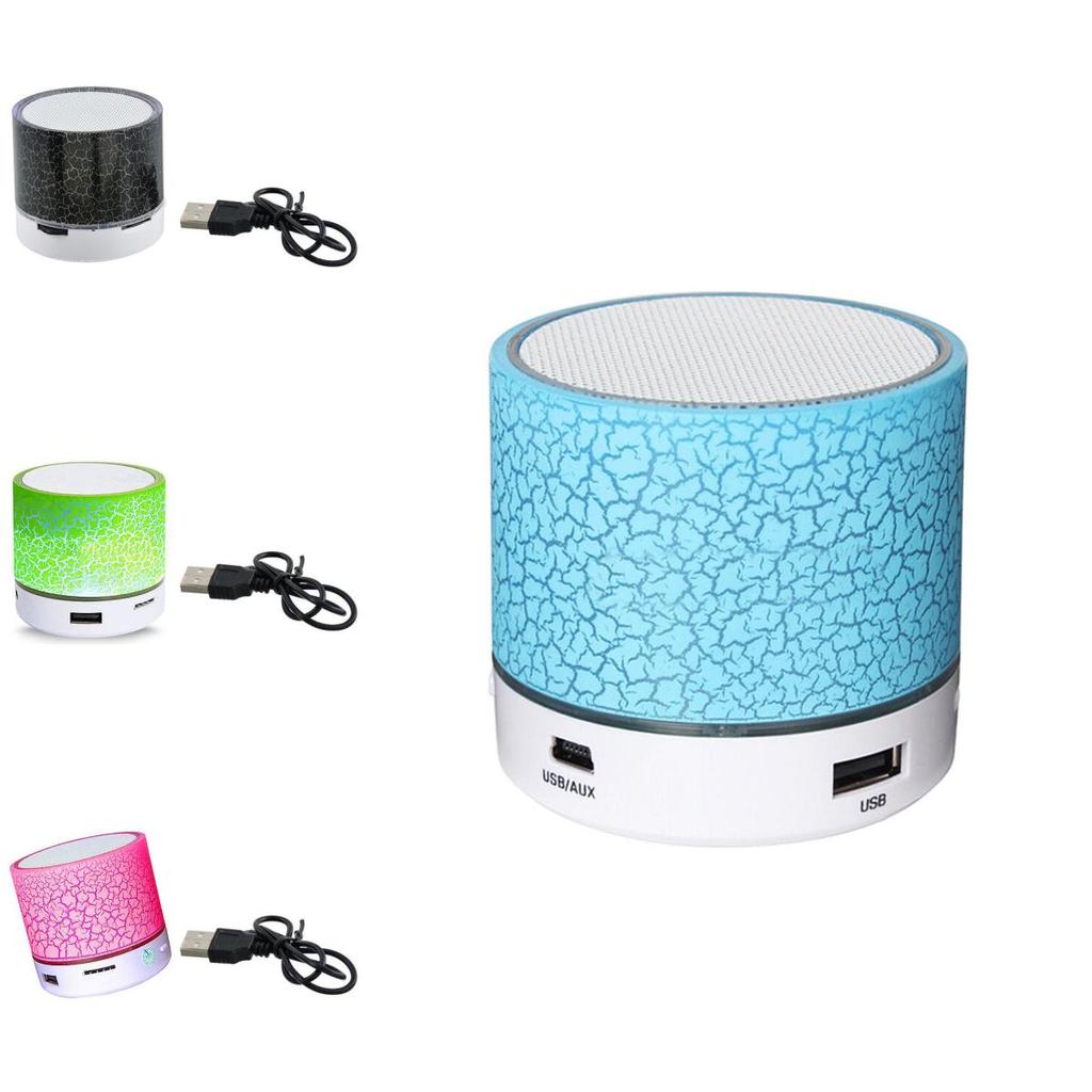 Tragbarer Mini-Bluetooth-Lautsprecher mit LED-Licht, kabelloser Lautsprecher, Geschenk, Auto, Zuhause, Outdoor