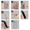 Transparent Shockproof Case For iPhone 17/16/ 15/ 14/ 13 Series Cover Compatible With MagSafe, Triple Layer Magnetic Charging, Drop-Proof Phone Case