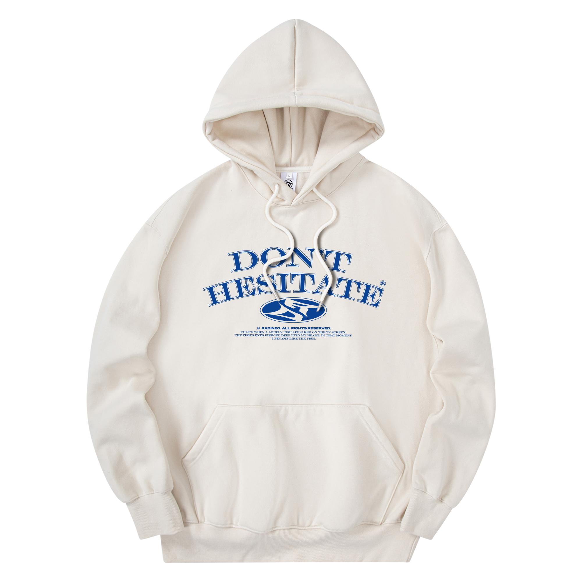 Radineo Slogan Hoodie Cream Cream/Xl