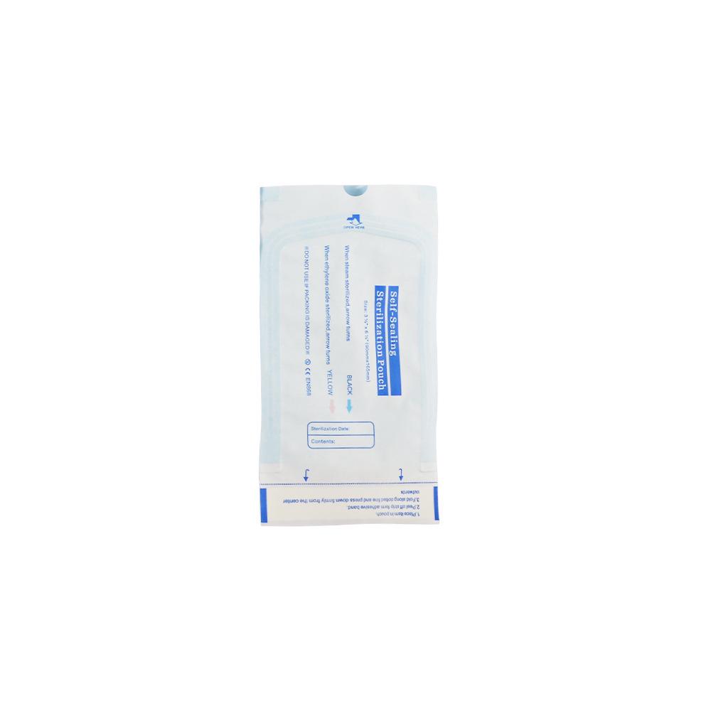Self-Sealing Disposable Manicure Set Storage Bag: Includes Cuticle Nipper, Tweezers, Dust Brush