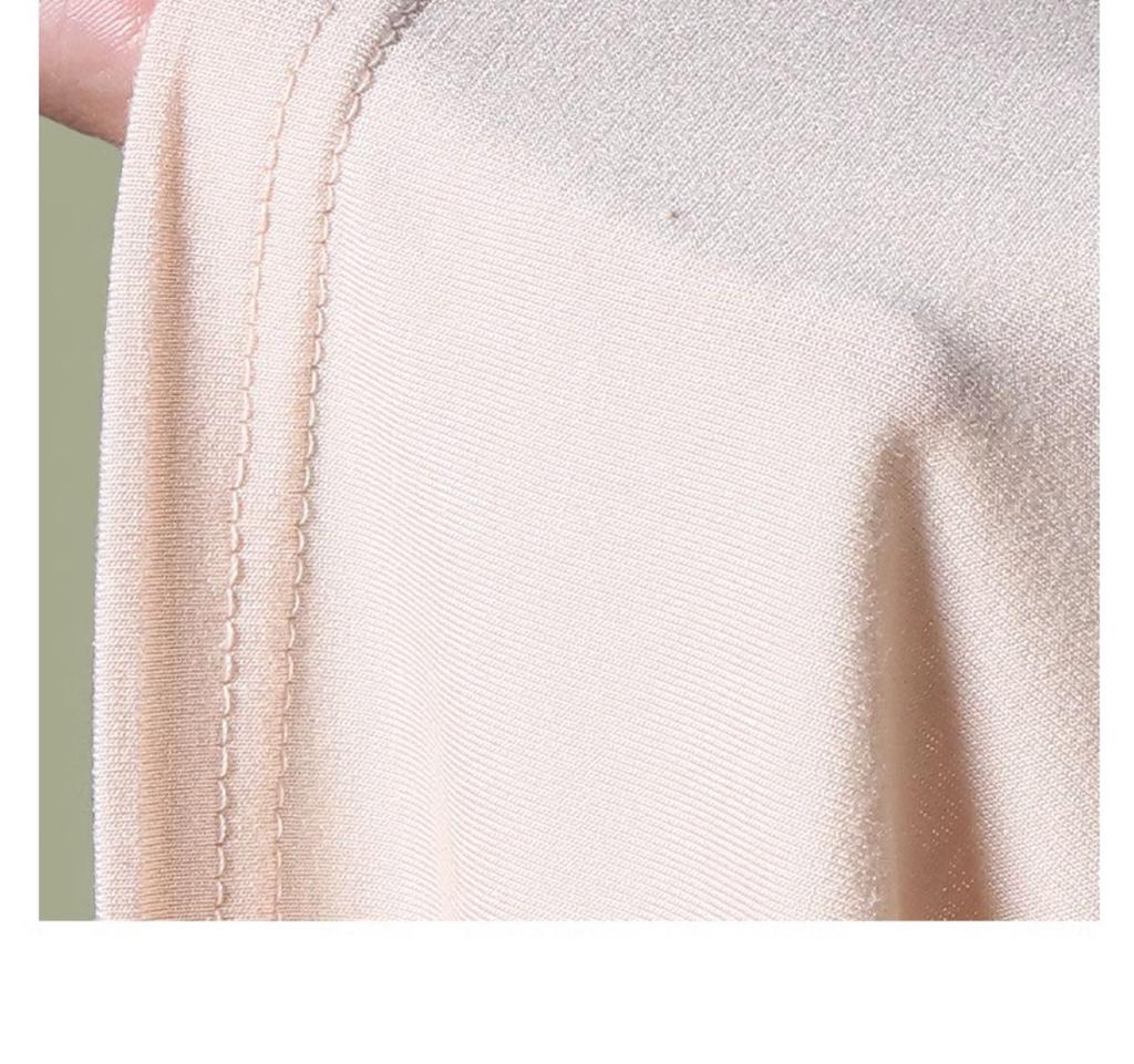 White Modal Anti-Exposure Mid-Length Petticoat Skirt