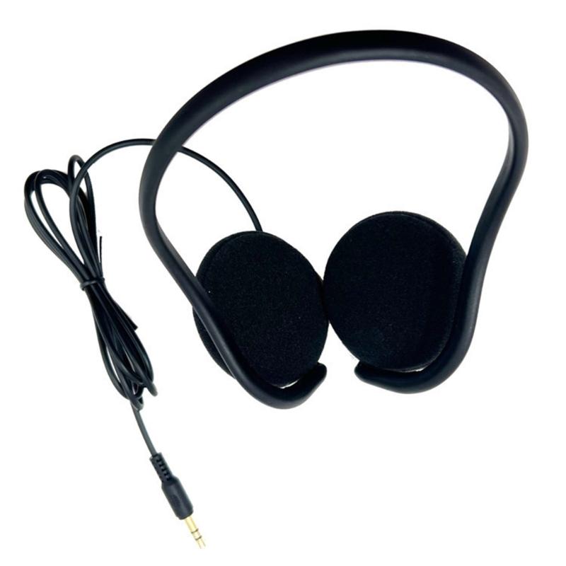 Strong Over Ear Headphones with 3.5mm Interfaces Comfortable Earpads For Computer Mobile Devices 1.5M PVC Cable